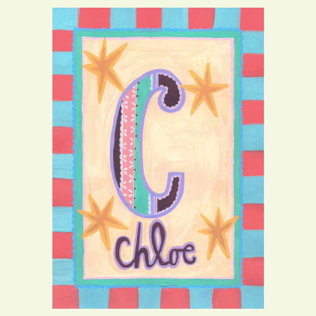 Bespoke letter / name paintings