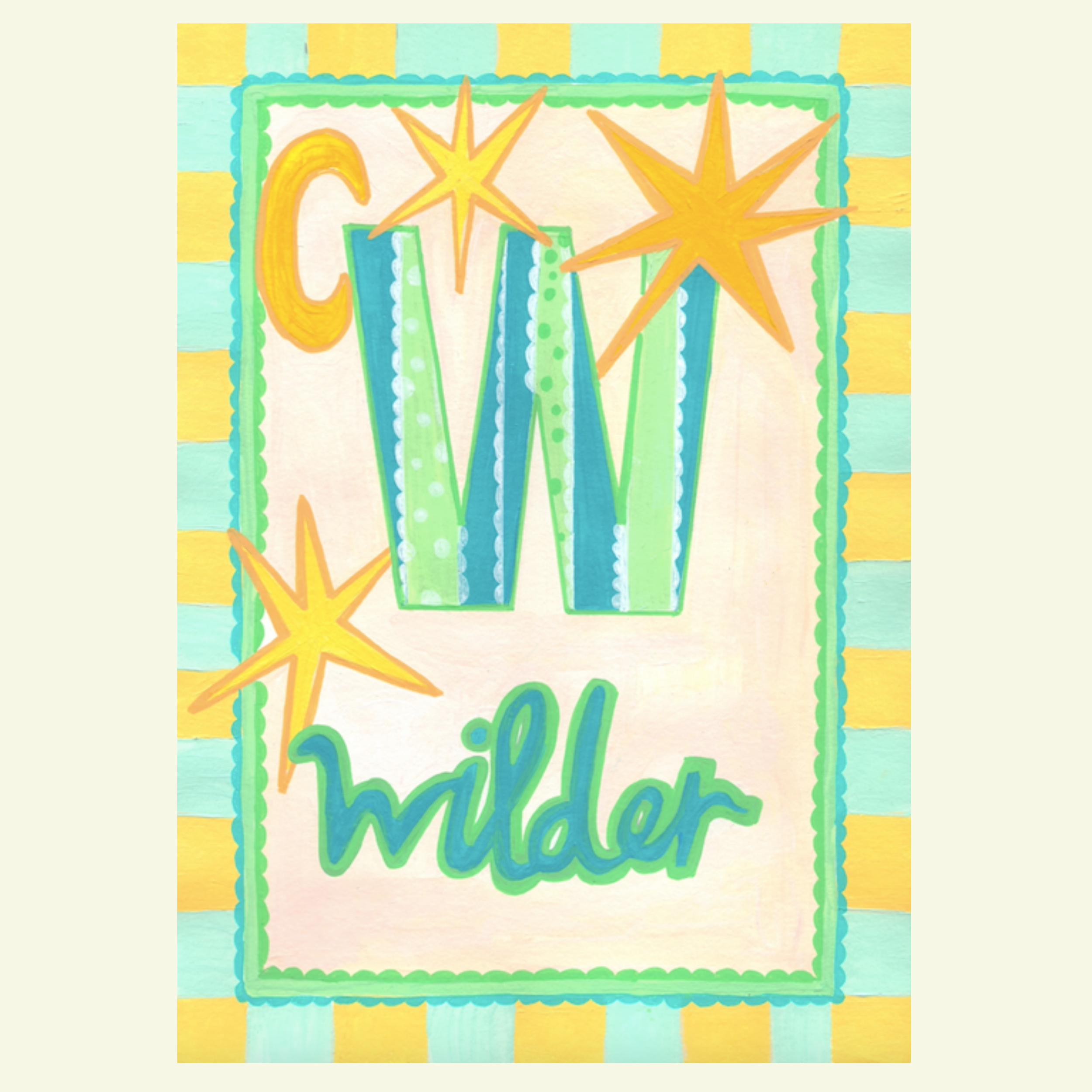 Bespoke letter / name paintings